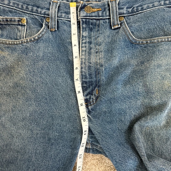 Carhartt Traditional Fit Straight Leg Dark Denim Jeans Men's B480-DVB Size 36x34 - Picture 9 of 10